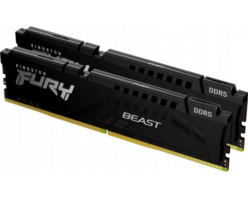 Kingston Fury Beast, DDR5, 16 GB, 6000MHz, CL30 (KF560C30BBEK2-16)