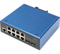 Switch Digitus Digitus Przemysłowy   Gigabit Ethernet L2, 8+2 porty