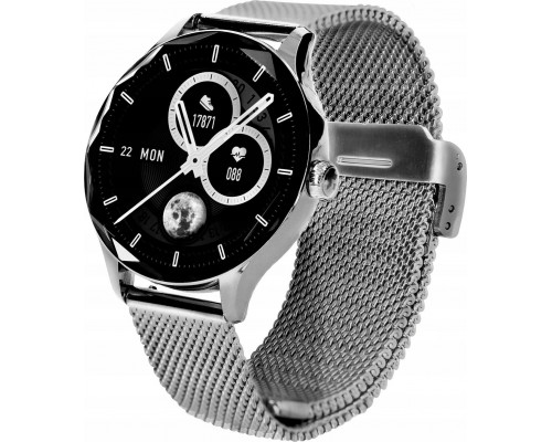 Smartwatch Garett Garett Viva Smartwatch, Silver steel