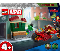 LEGO Marvel Iron Man z motocyklem i Hulk (76287)