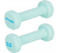 Spokey Dumbbells vinyl Spokey Shape 2x0,5 kg miętowe 941963