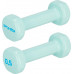 Spokey Dumbbells vinyl Spokey Shape 2x0,5 kg miętowe 941963