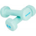 Spokey Dumbbells vinyl Spokey Shape 2x0,5 kg miętowe 941963