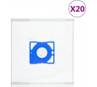 vidaXL Bags for the vacuum cleaners Uni-bag, 20 pcs.