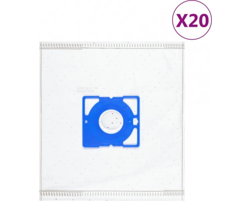 vidaXL Bags for the vacuum cleaners Uni-bag, 20 pcs.