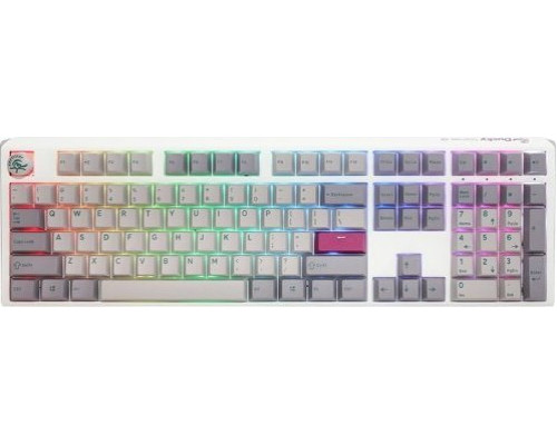 Ducky Ducky One 3 Mist Grey Gaming Tastatur, RGB LED - MX-Blue