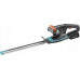 Gardena GARDENA Cordless Hedge Trimmer EasyCut 40/18V P4A Ready-To-Use Set, 18V (dark grey/turquoise, Li-Ion battery 2.0Ah, POWER FOR ALL ALLIANCE)