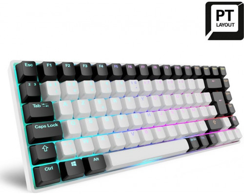 Sharkoon Sharkoon SGK50 S3 White, Gateron Yellow