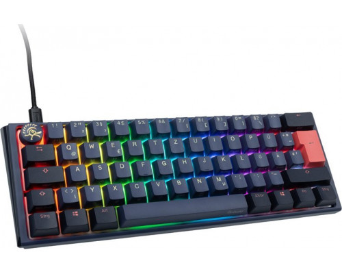 Ducky Ducky One 3 Cosmic Blue Mini Gaming Tastatur, RGB LED - MX-Ergo-Clear