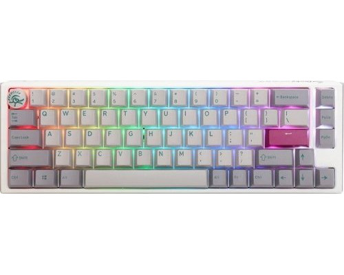 Ducky One 3 Mist Grey SF Gaming Tastatur, RGB LED - MX-Ergo-Clear