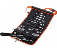 Black+Decker BLACK+DECKER Mechanic Set with Roll Bag 76 Piece Tool Set (Black/Orange)