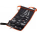 Black+Decker BLACK+DECKER Mechanic Set with Roll Bag 76 Piece Tool Set (Black/Orange)