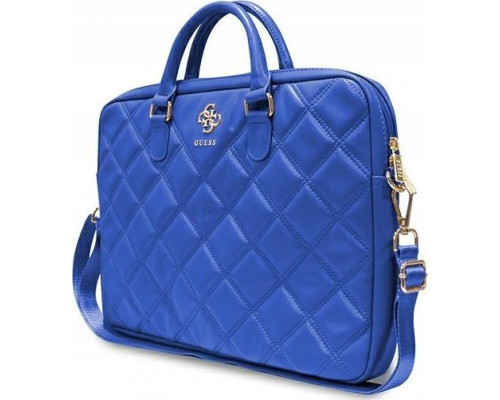 Guess Guess Quilted 4G Computer Bag - na notebooka 15" / 16" (blue)