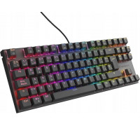 Genesis KLAWIATURA DLA GRACZY GENESIS THOR 303 TKL ES PODŚWIETLENIE RGB MECHANICZNA SILENT SWITCH CZARNA HOT