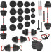 HMS ‎Dumbbells SGN130 Pro Set bituminous 2 x 15 kg