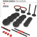 HMS ‎Dumbbells SGN130 Pro Set bituminous 2 x 15 kg