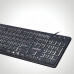 Perixx PERIBOARD-317, DE, illuminated keyboard, USB wired, large block letters, black (układ niemiecki)