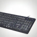 Perixx PERIBOARD-317, DE, illuminated keyboard, USB wired, large block letters, black (układ niemiecki)