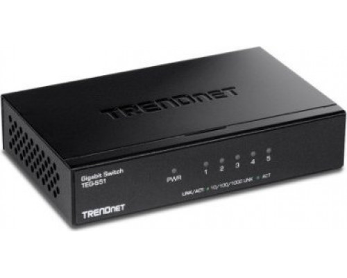 Switch TRENDnet TRENDnet Switch  5 Port Gbit Desktop Switch /w metal case