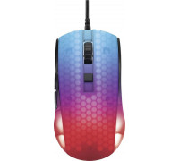 Deltaco Deltacoimp Pusiau permatoma DELTACO GAMING žaidimų pelė, DM310, RGB, itin lengva, juoda / GAM-144