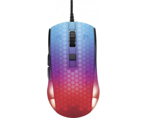 Deltaco Deltacoimp Pusiau permatoma DELTACO GAMING žaidimų pelė, DM310, RGB, itin lengva, juoda / GAM-144