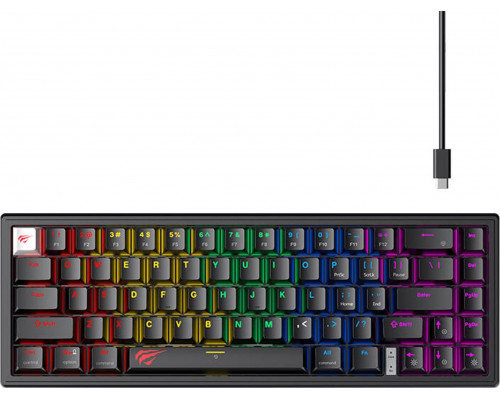 Havit gamingowa Havit KB874L RGB (czarna)