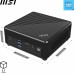 Komputer MSI MSI Cubi N ADL-007DE Intel® N N100 4 GB DDR4-SDRAM 128 GB SSD Windows 11 Pro Mini PC Black