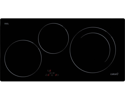 Cata CATA | Hob | IB 853 BK | Induction | Number of burners/cooking zones 3 | Touch | Timer | Black