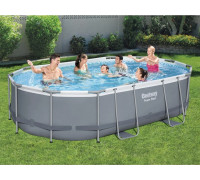 Bestway Bestway Swimming pool Power Steel with accessories, oval, 488x305x107 cm