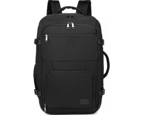 Kono Black Plecak do Samolotu 55x40x23 LOT Ryanair WizzAir 40L Flex