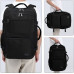 Kono Black Plecak do Samolotu 55x40x23 LOT Ryanair WizzAir 40L Flex