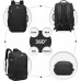Kono Black Plecak do Samolotu 55x40x23 LOT Ryanair WizzAir 40L Flex
