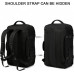 Kono Black Plecak do Samolotu 55x40x23 LOT Ryanair WizzAir 40L Flex