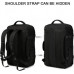 Kono Black Plecak do Samolotu 55x40x23 LOT Ryanair WizzAir 40L Flex