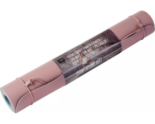 IQ vingrošanas paklājs POWERPUMP MAT (M000162421) - gaiši mauve/gobelin zils, universāls izmērs