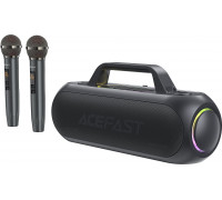 Acefast wireless do karaoke 200W z 2 mikrofonami USB-C black wireless do karaoke 200W z 2 mikrofonami USB-C black