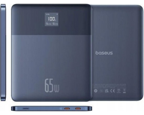 Baseus Baseus Blade2 12000mAh 65W + cable USB-C Blue