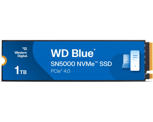 SSD 1TB SSD WD 1TB WD BLUE SN5000 NVME SSD/PCIE GEN 4.0 UP TO 5150 MB/S RS