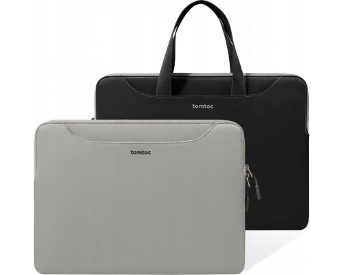 Tomtoc tomtoc Light-A21 Dual-color Slim Laptop Handbag, 13,5 Inch - Gray