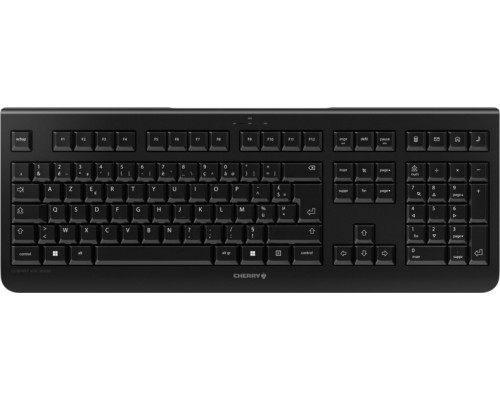 Cherry CHERRY KW 3000 klawiatura Uniwersalne RF Wireless AZERTY Francuski Czarny