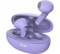 Trust Ausinės EARPHONES YAVI BT ENC/PURPLE 25299 TRUST