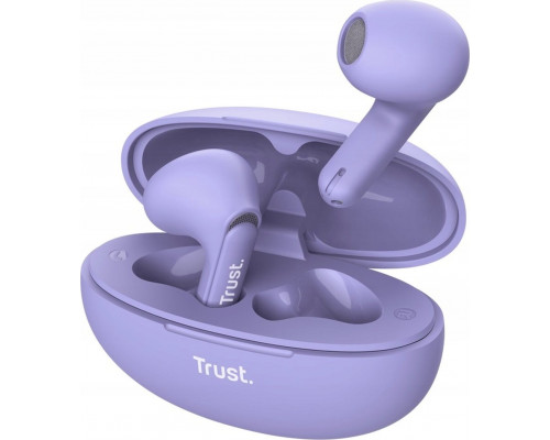 Trust Ausinės EARPHONES YAVI BT ENC/PURPLE 25299 TRUST