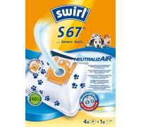 Swirl Swirl S67, Universal, Dust bag, White, Box, 4 pc(s)