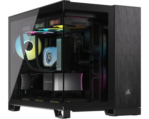 Corsair CORSAIR Geh mATX 2500X (Tempered Glass) Black/Obsidian Alu