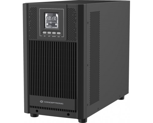 UPS Conceptronic Conceptronic ZEUS52E3K charger UPS double conversion (online) 3 kVA 2700 W 5 x gniazdo sieciowe