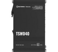 Switch Teltonika Teltonika NETWORKS TSW040 8-Port PoE+ Switch   Fast Ethernet (10/100) Support PoE Black
