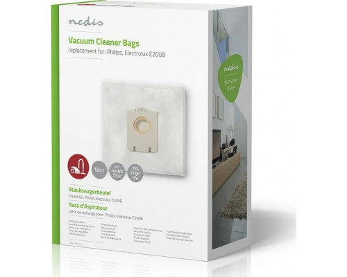 Nedis DUBG220AEP12 akcesorium/materiał eksploatacyjny for the vacuum cleaner Worek for dust