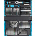 Hazet Hazet SmartCase bit set 2200SC-31, 73 pieces (black/blue, 1/4, with reversible ratchet)