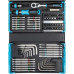 Hazet Hazet SmartCase bit set 2200SC-31, 73 pieces (black/blue, 1/4, with reversible ratchet)