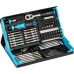 Hazet Hazet SmartCase bit set 2200SC-31, 73 pieces (black/blue, 1/4, with reversible ratchet)